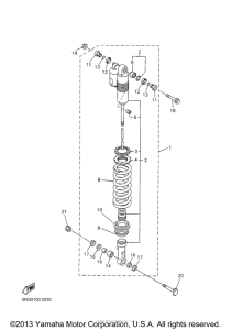 WR426FP Задняя подвеска