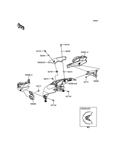 ZR1000 Обтекатель (верхний)