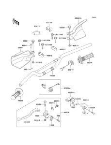 KLX300R Руль