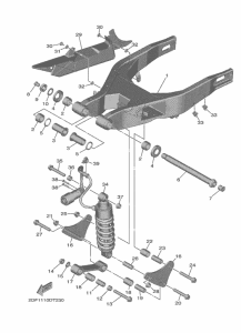 XV1900FDD Rear arm & suspension