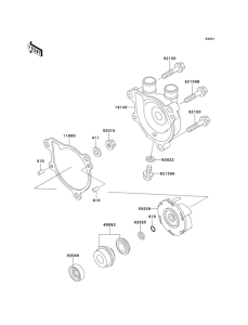 KL650 Водяной насос