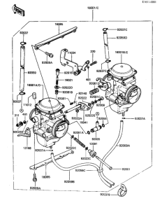 KZ440 Carburetor assy