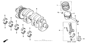 CB750 Коленвал