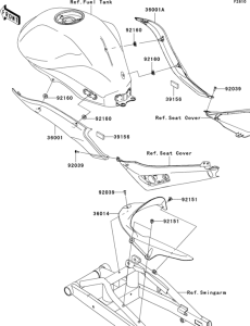 ER650 Боковые обтекатели