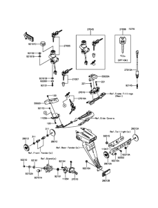 ZX600 Замок зажикания