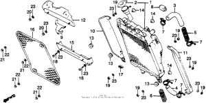 GL1100I Радиатор