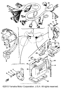 XS400-2E - 1978 Электрика
