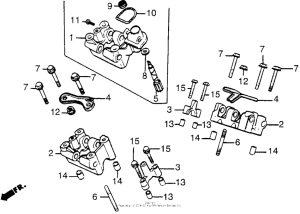 VT500C Camshaft holder