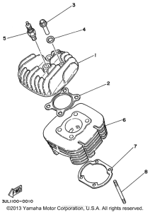 RT100L Головка цилиндров