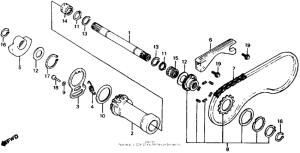 XR500R Front balancer 81-82