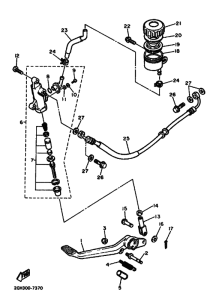 FZR1000 Задний тормозной цилиндр