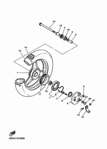 PW50 フロントホイ-ル