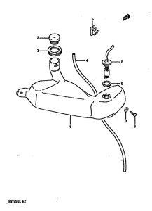 RGV250 Бак масляный