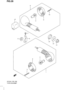 GZ125 Поворотники