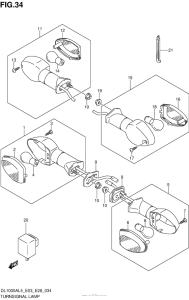 DL1000 (ABS) Сигналы поворотов