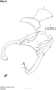 DL650 (ABS) Carrier (Dl650Al4 E33)