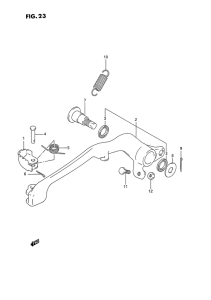 RMX250 Передний суппорт