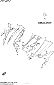 GSX-S750 Frame Body Cover