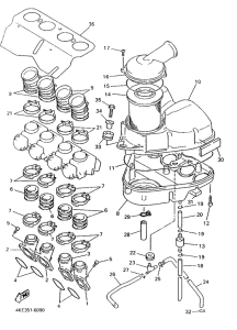 XJ600N Впускная система