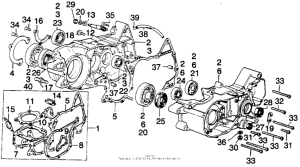 MT250 Картер двигателя
