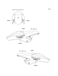 KLE650 Decals(black)(dcf)