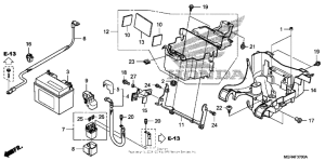 VT750RS Аккумулятор