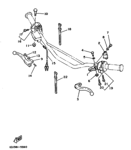 XT250 Handle switch. lever