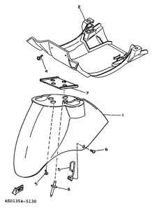 YA50TA Переднее крыло
