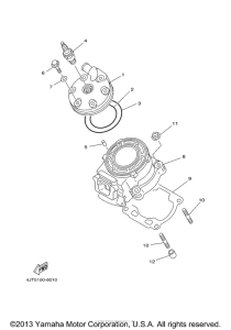 TZ125M Головка цилиндров