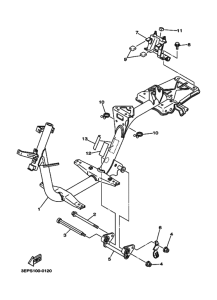 SH50 SH50N Frame comp