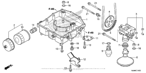 VFR800F Oil Pan + Oil Pump
