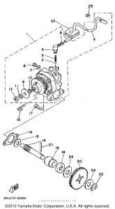 YSR50T Масляный насос