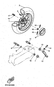 CW50RS Переднее колесо