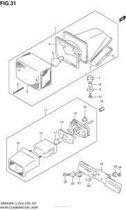  Задний фонарь