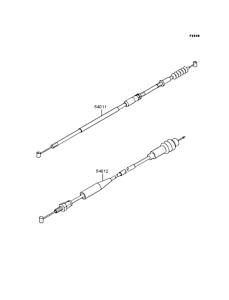 KX125 Тросы управления