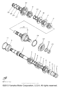 XJ600SEC Трансмиссия