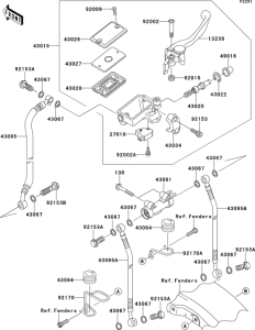 ZR1200 Главный тормозной цилиндр