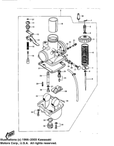KT250 Carburetor assy