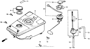 NB50 Топливный бак