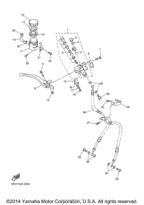 YZF-R1 Главный тормозной цилиндр