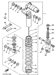 TZ250 Задняя подвеска