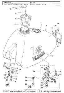 IT250F Топливный бак