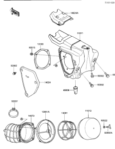 KX500 Воздухоочиститель