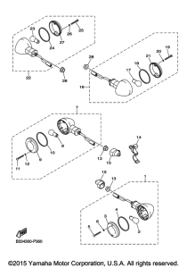 XVS950CR Поворотники