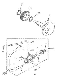 YA50R Масляный насос