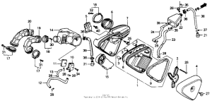 VT600C Воздушный фильтр