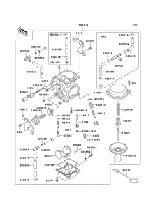 KL650 Carburetor assy