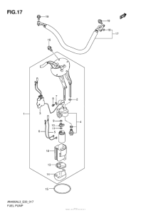 AN400 (ABS) Топливный насос