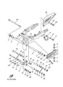 XT250X ﾘﾔｱｰﾑ