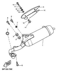 YQ50 Выхлопная система